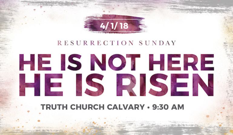 Resurrection Sunday 2018